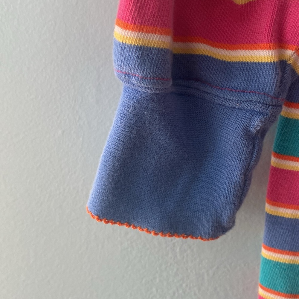 GYMBOREE TODDLER DRESS PRETTY STRIPED LONG SLEEVE SIZE M EUC - Picture 2 of 7